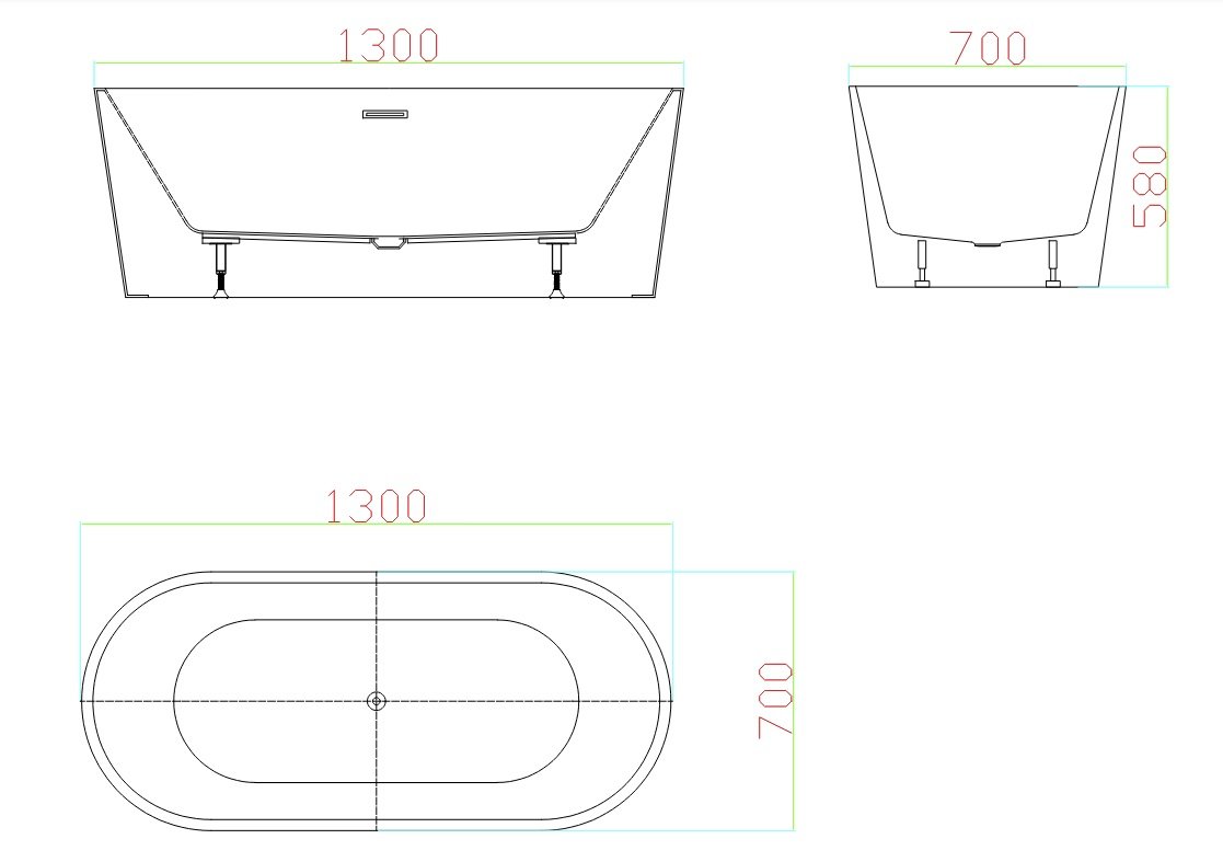 663d7f2dde9a4241f854d5c5_BT 086P Measurements VIVO Free Standing Bath Tub - Image 4