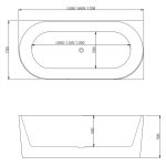 PIAZA RH Free Standing Bath Tub - Image 5